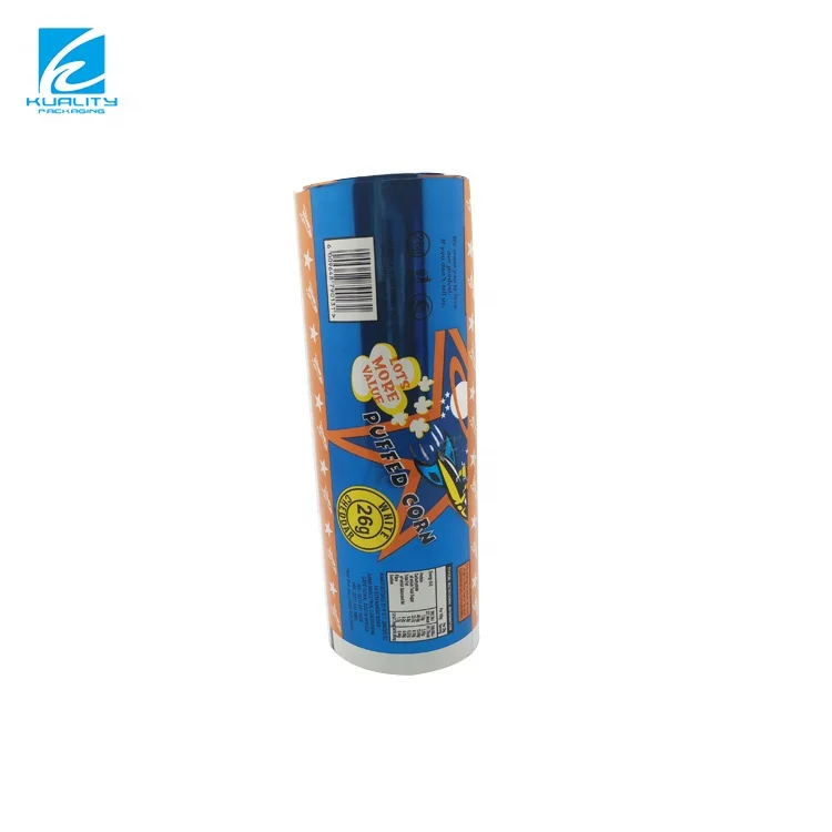 Eco-friendly laminated plastic packaging chips packing roll film