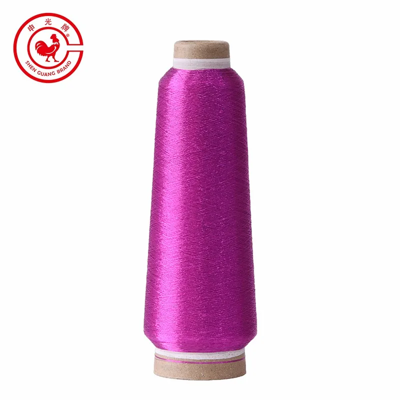 50D/75D customized superfine shiny gimp metallic yarn for delicate embroidery thread
