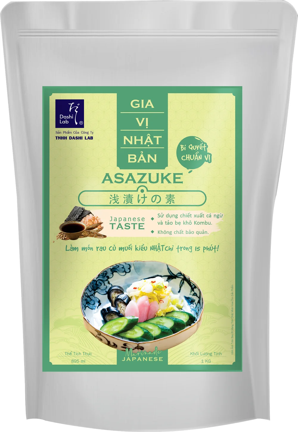 Vietnam Produced Japanese Marinade Sauce Asazuke Seasoning Sauce For Vegetables And Meats With Good Quality