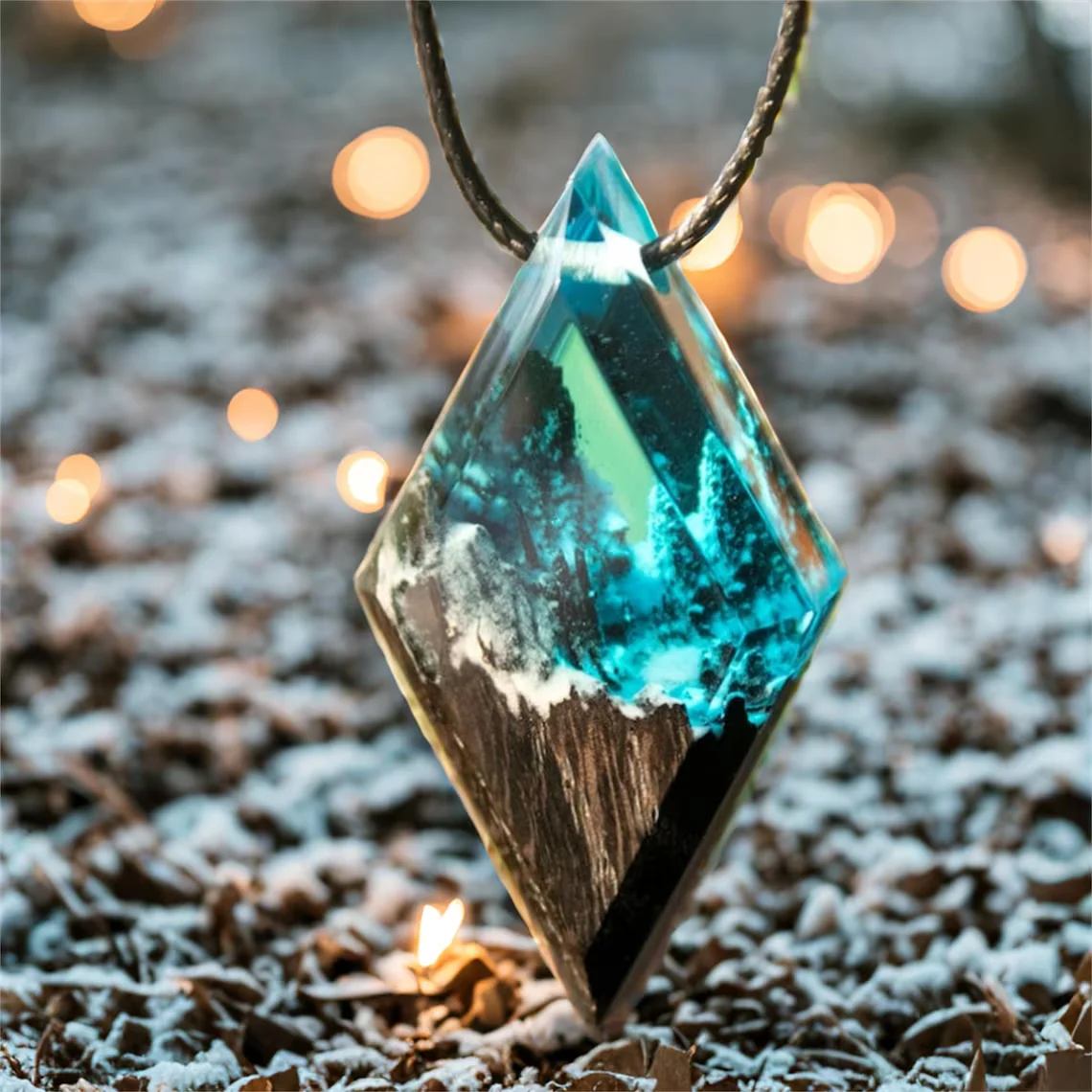 Resin fish necklace Resin insect necklace Resin bee necklace Resin holographic necklace Resin pearl necklace Resin bead