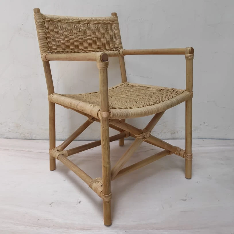 Hot item low price natural rattan chair cafe chair handicraft indonesia wholesale