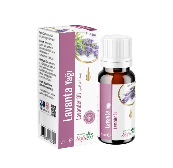 Softem 20ml LAVENDER OIL from Turkey 100% Pure Natural Herbal Body Oil Best Price Aksuvital Product