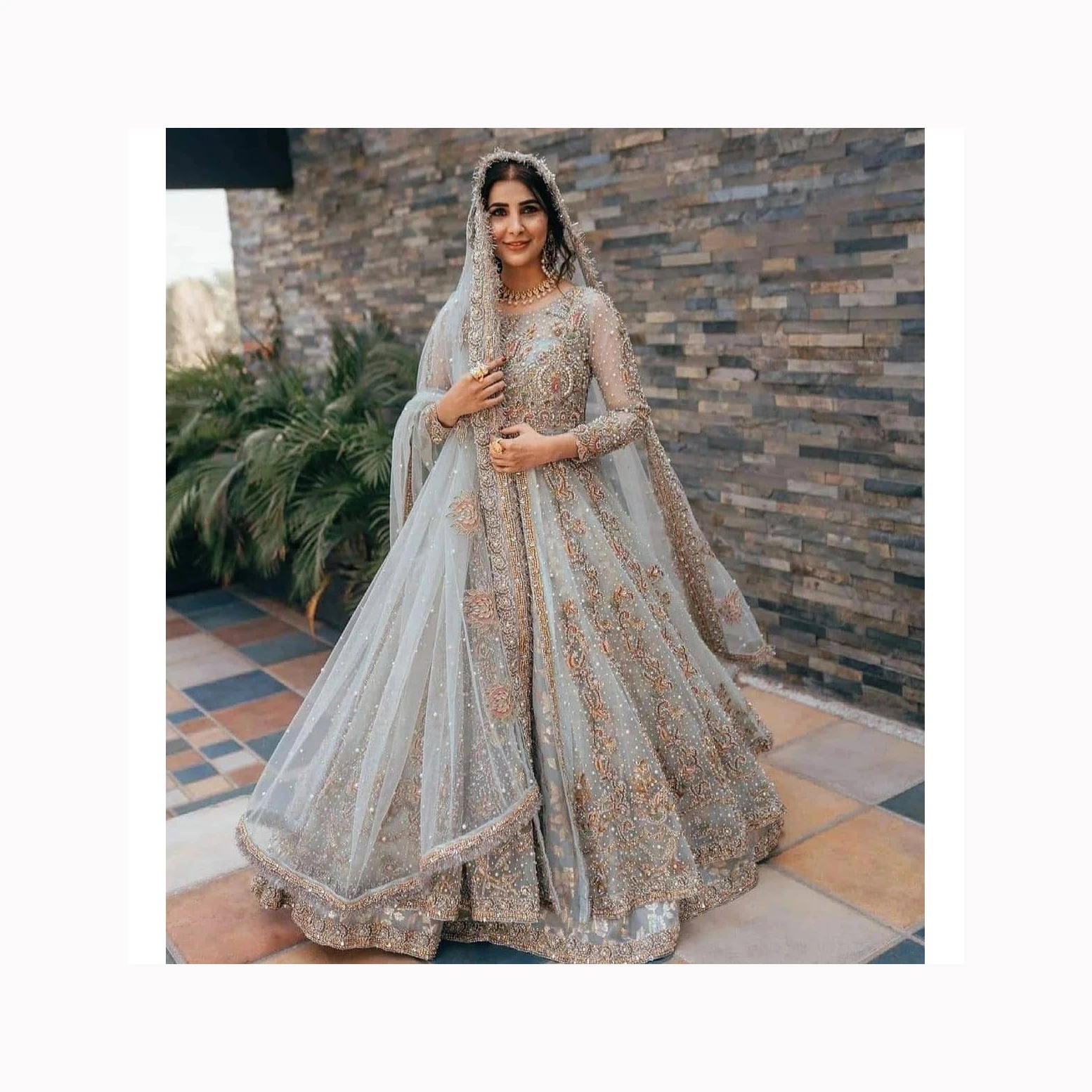 Excellent Quality Indian Pakistani Dress for Party and Wedding Wear Bridal Salwar Suit From pakistani Exporter