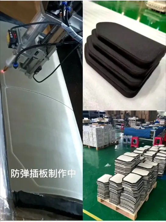 Light weight NIJ IV ceramic hard aluminum oxide/silicon Carbide Bulletproof Plate