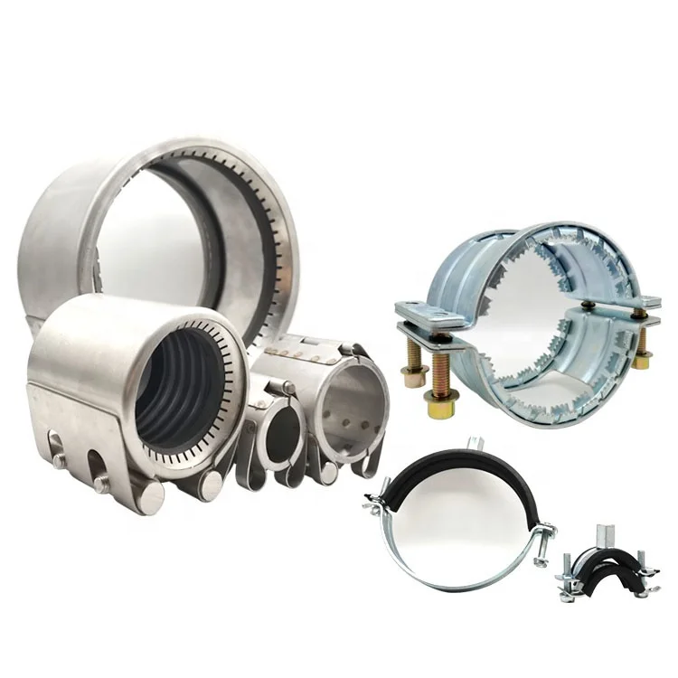 Custom OEM ODM Ductile Iron Single Band Stainless Steel Pipe Fitting Leakage Leak Repair Clamp