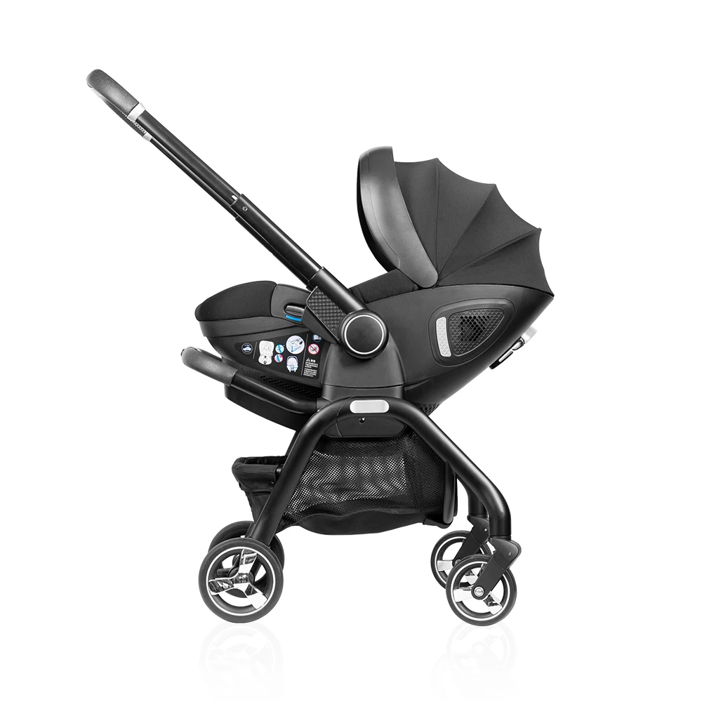 OEM/ODM Stroller Baby 4 in 1 Foldable Baby Car Seat Stroller Travel Pram Stroller Baby Bassinet Pushchair Carriage Basket