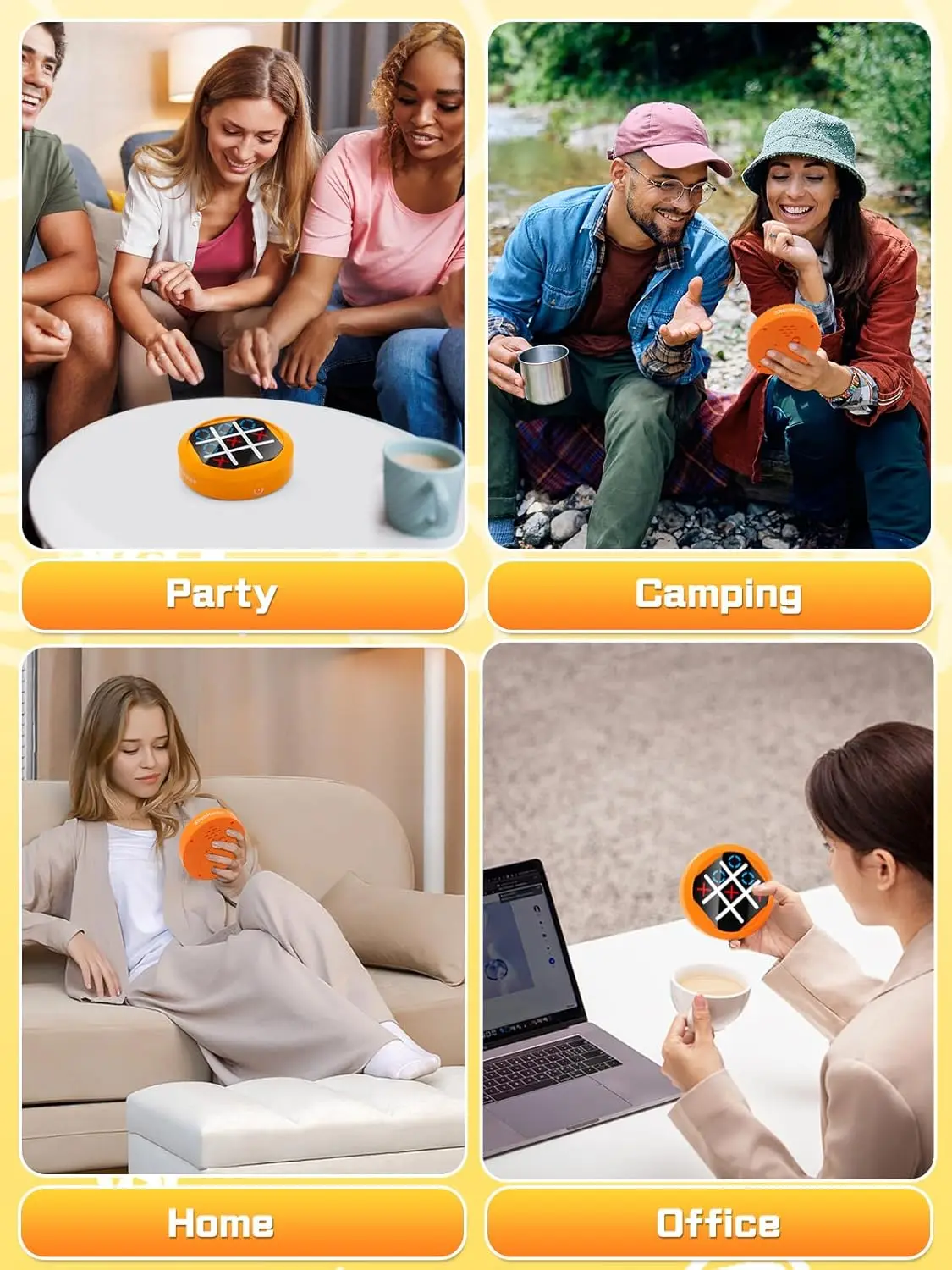 4 в 1 Мини-игра Tac Toe Bolt Электронная портативная игровая консоль Whack-a-Mole Family Fun Travel настольные игры