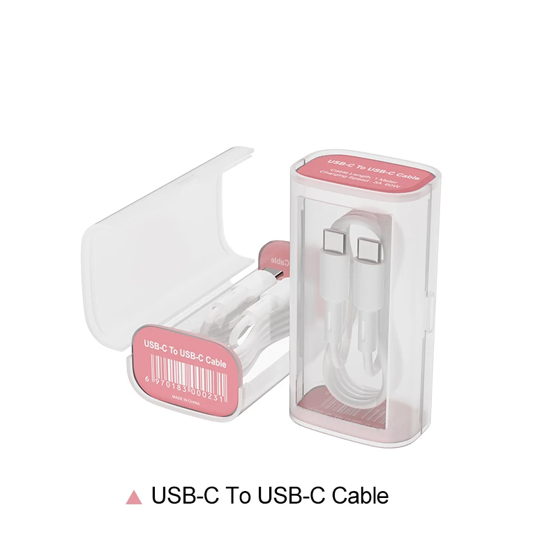 MOQ 1 SET combination set USB Cable Car charger Wall Charger EU PD 20W Display Rack