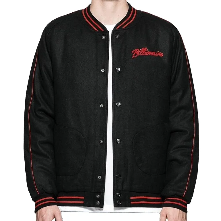 Varsity Jacket / Letterman Jackets / Baseball bomber Jacket Chenille Patches Custom Embroidery Leather Sleeves