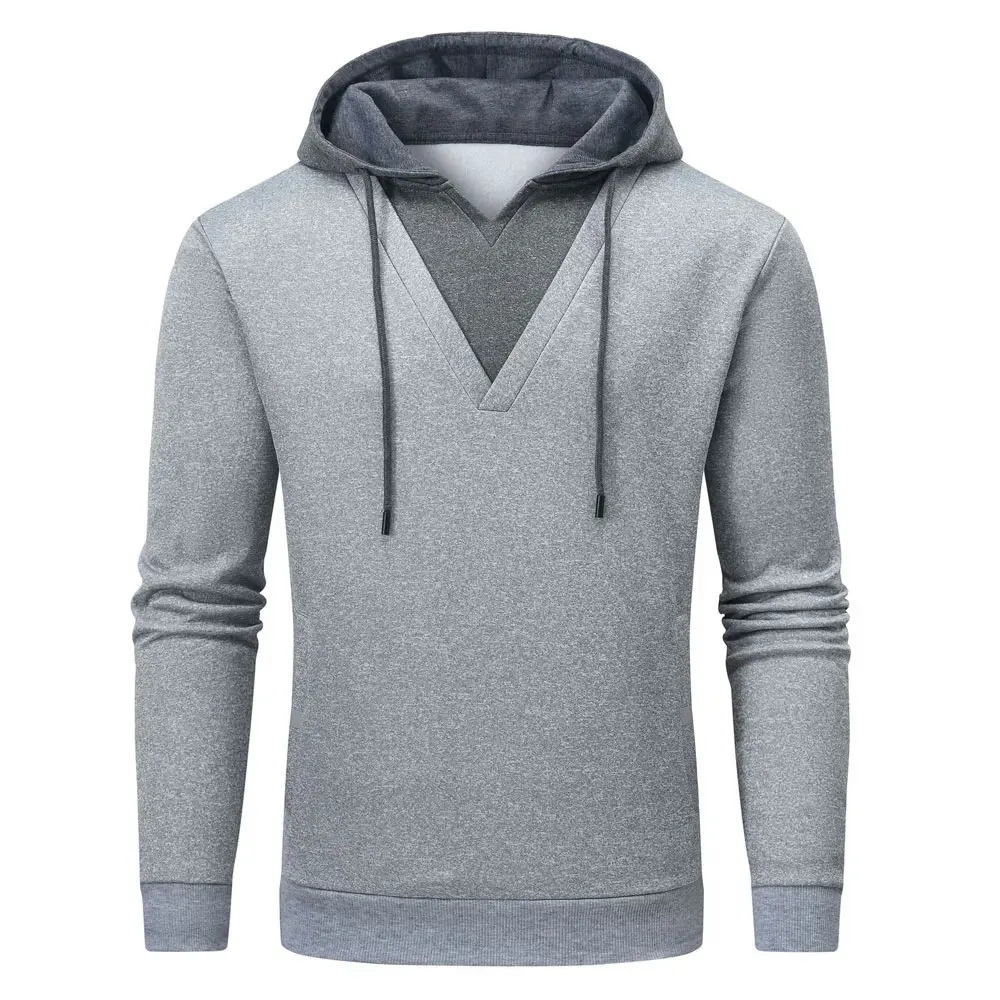 Custom Own Logo Men High Quality Cotton Polyester Pullover Men Hoodie Quantity OEM Customized