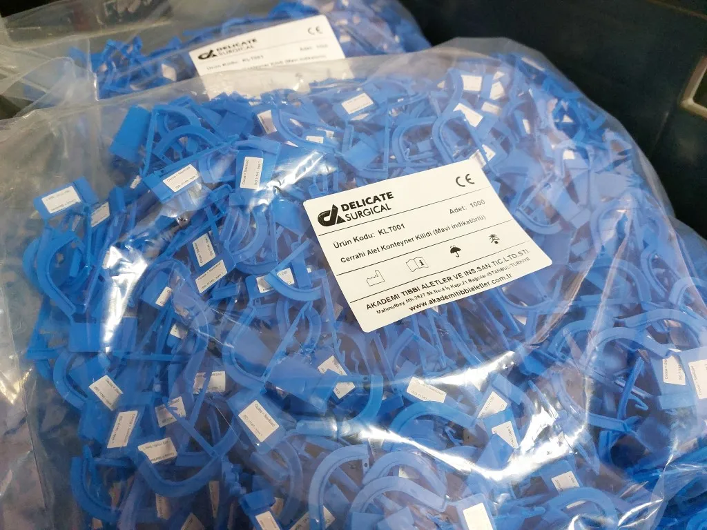 Sterilization Equipments PP Security Seal Rigit for Hospital Sale PP Plastic Medical Consumables Turkey Company