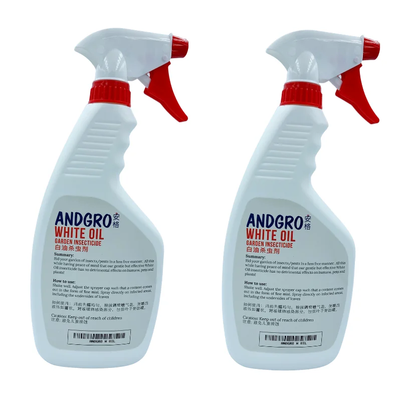 Agrochemicals Pest Control Highly Effective Plant Care Products Mist Spray Infection Control White Oil Spray Bottle