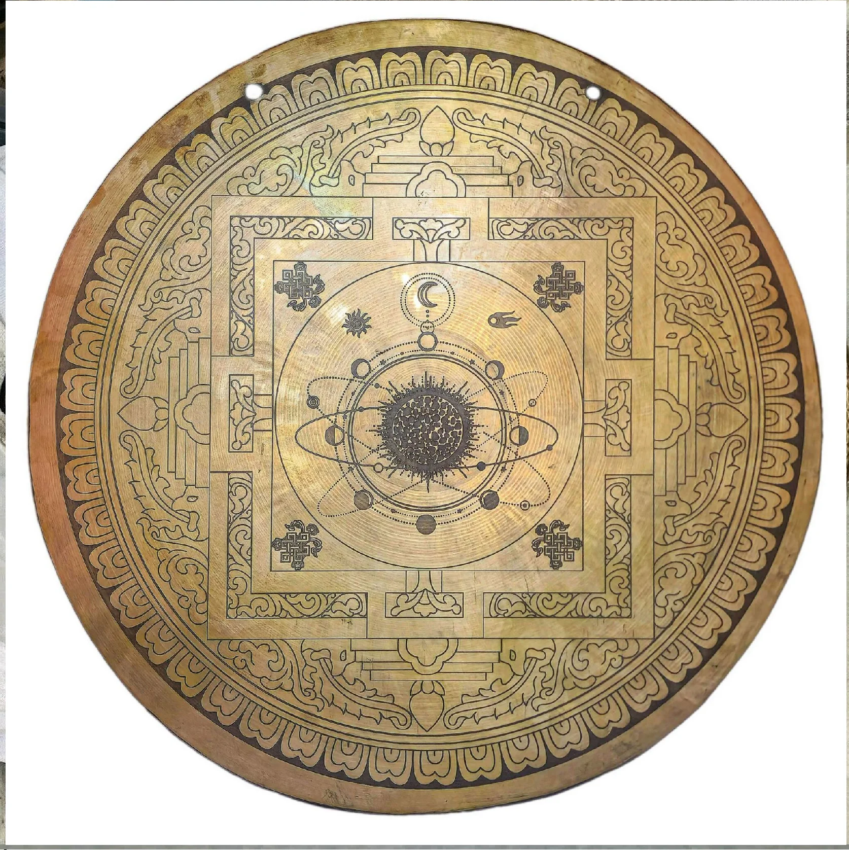 Tibetan meditation gong Deep Wave Handmade Gongs For Religious Prayers Sound Therapy Yoga Meditation At Wholesale Cheap Price