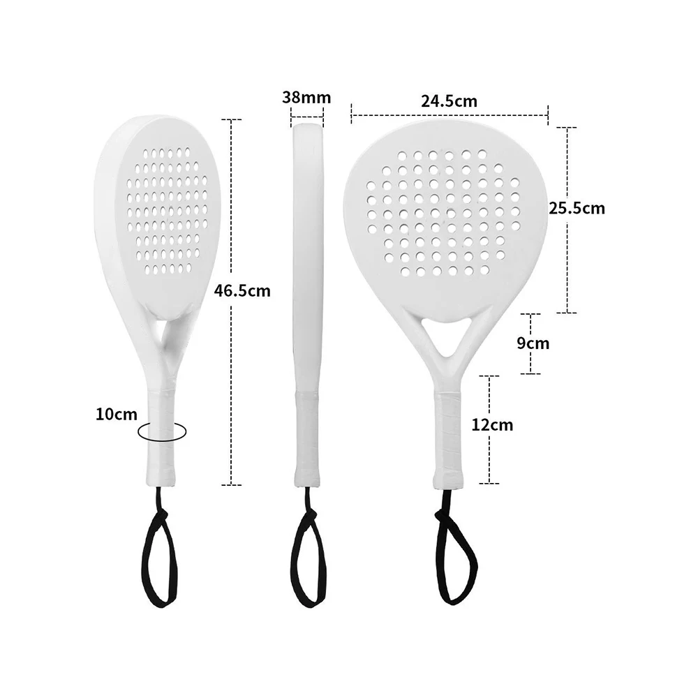 Hot Selling 18k Carbon Fiber Padel Rackets Wholesale OEM / ODM Professional Customize Padel Rackets Beach Tennis Racket