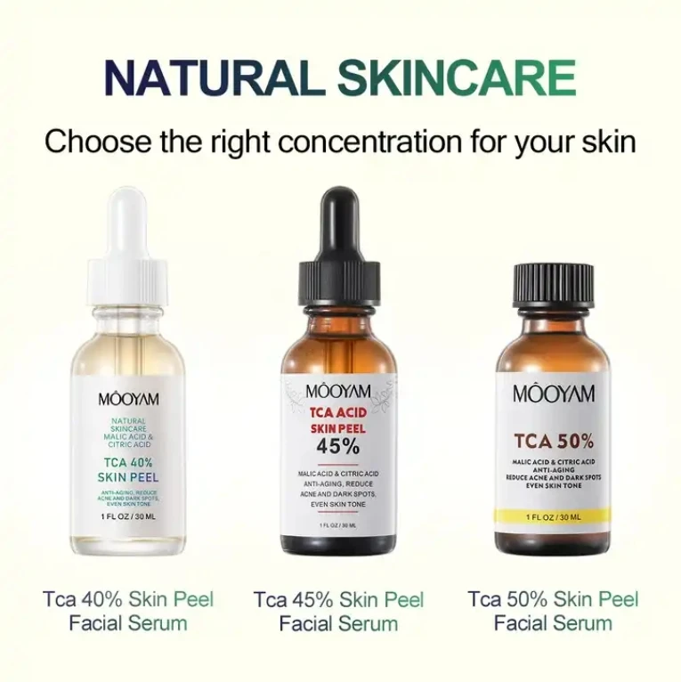 Skin TCA 40% 45% 50% Chemical Peel Professional Chemical Peel Serum For Skin Dark Spot Remover
