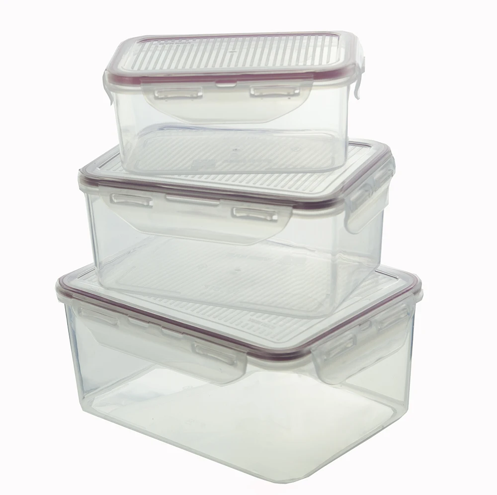 Пластиковые коробки для Bento 54 унции 34 17 унций