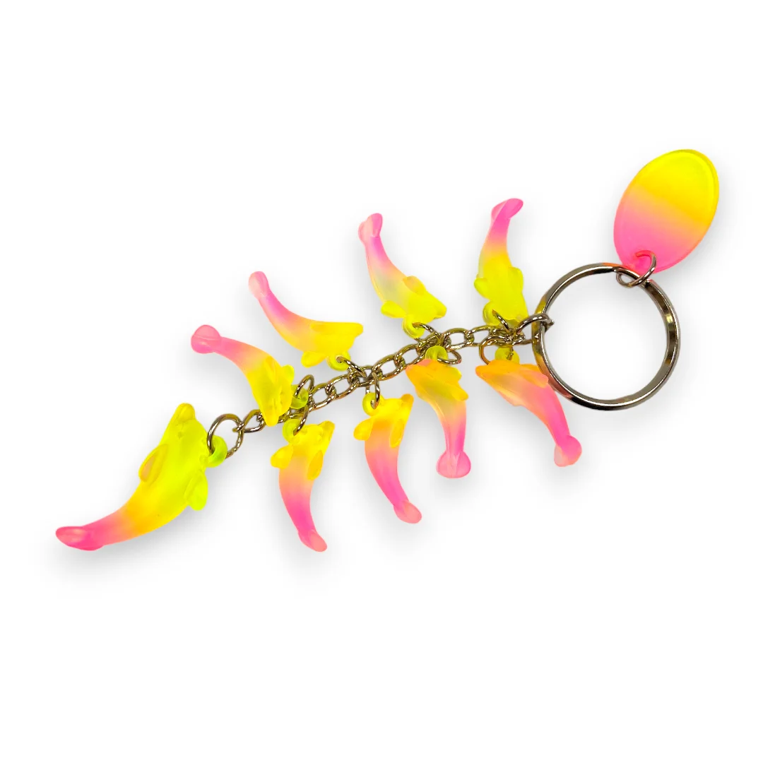 Dolphin Keychain 8 piece Colorful Keychain Sea Park Souvenir Wholesale Item