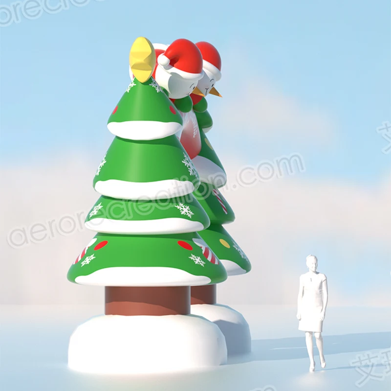 Aero Self-developed New Events Outdoor Inflatable Christmas Arch Giant Christmas Santa Arch Blow Up