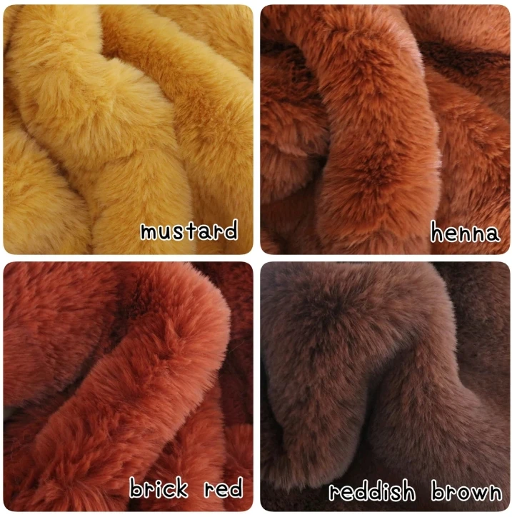 Ultra Soft 20mm Long Pile Rabbit Fur Minky Fur Faux Fur for Cosplay Wear