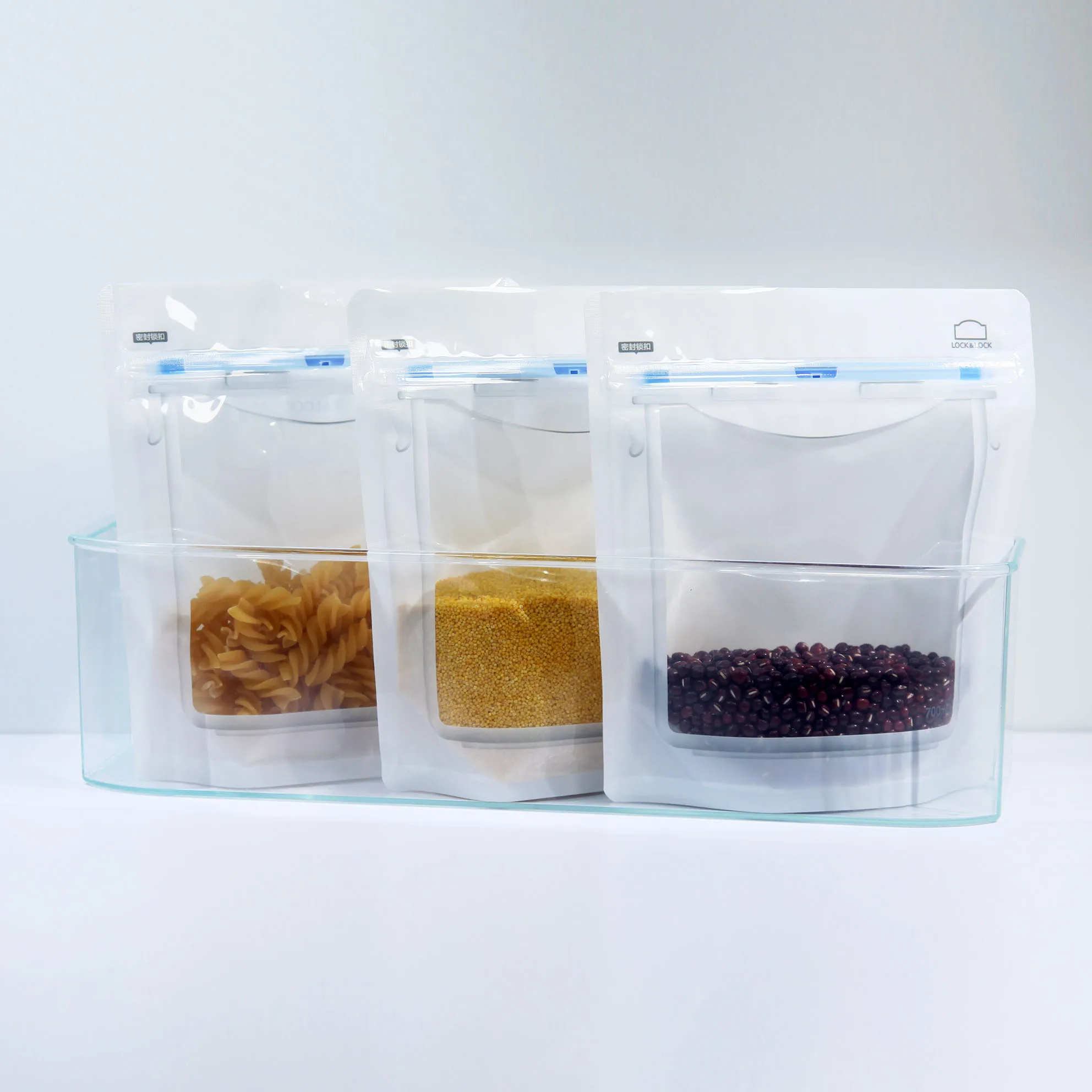 Food Packaging Zip Seal Stand Up Pouches Matt Stand Up Pouch Zipper Bags