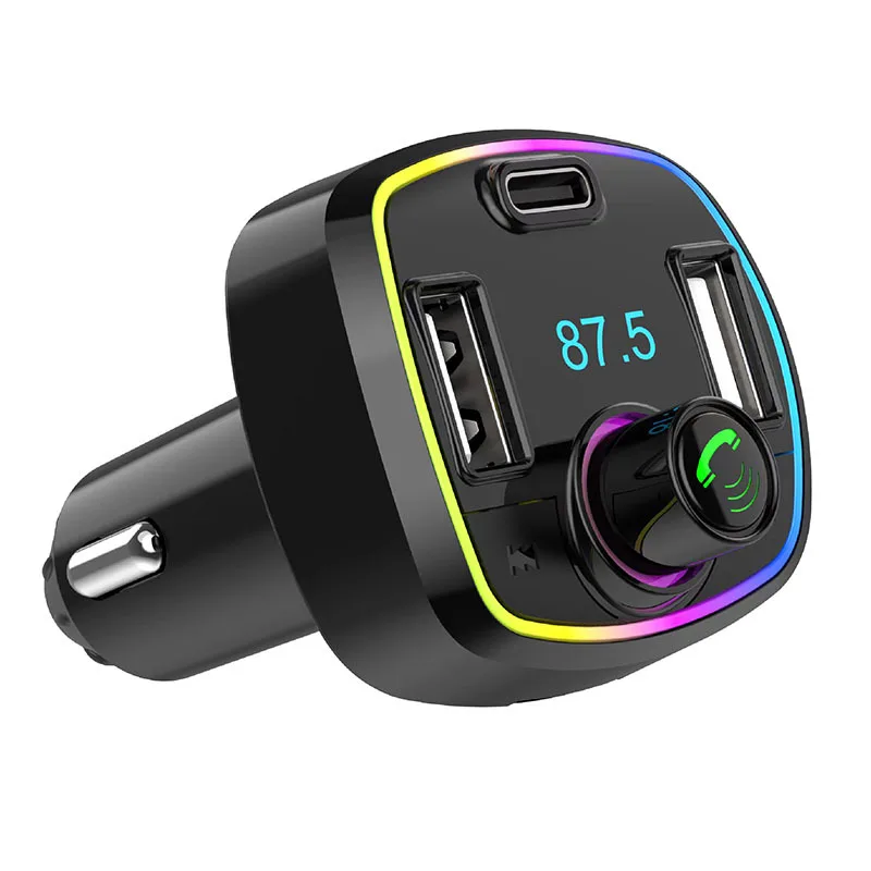 Oem/odm Qc3.0 Quick Charge Adapter Bluetooths 5.0 Handsfree Car Kit Fm Transmitter