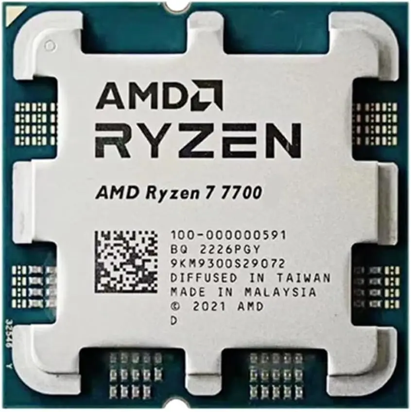 Original tray  AMD R-y-z-e-n  7 7700  CPU Processor R7 7700 Brand 5.3GHz 105W 8-Core 5NM Socket AM5