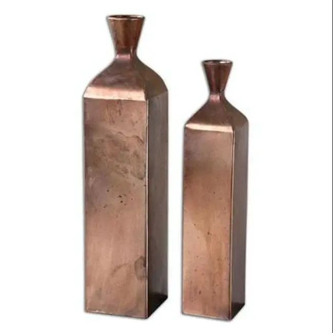 Attractive Look Gold Plated Metal Flower Vase Luxury Indoor Decors Stainless Gold Metal Large Flower Pot
