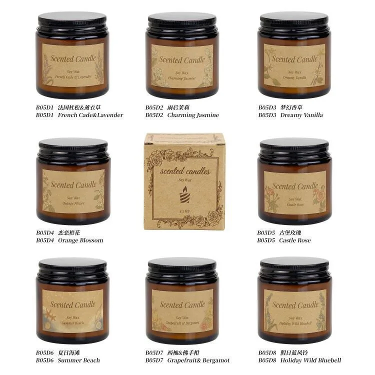 FLARA Scented Candles private label Luxury Custom Candle Gift Sets Handmade Custom Logo candle scents