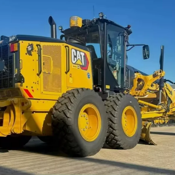 Подержанный кошачий автогрейдер 150 б/у гусеница 140 для продажи