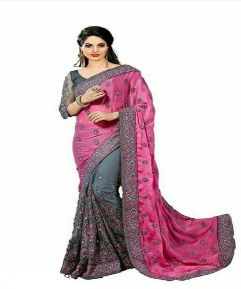 Premium Embroidered Party Wear Saree Wholesale, Offering High-Quality Sarees for Special Occasions and Celebrations.