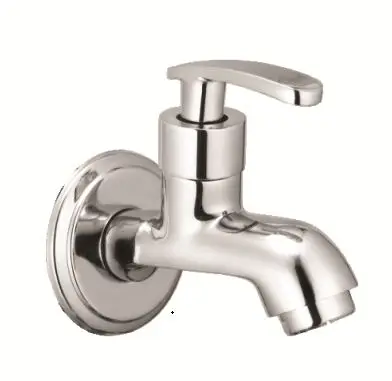CORSA JAZZ Series Wall-Mounted Brass Chrome Faucet Tap Short Body Quarter Turn Foam Flow Stainless Steel Kitchen Bathroom Use