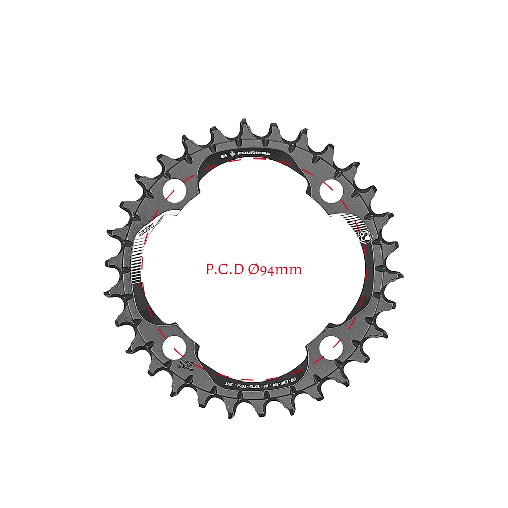 Lightweight mountain bike chain ring single chain system in line with BCD94/96/104/120 mountain bike chain ring