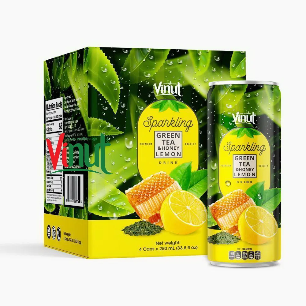 250 мл банки для газированных напитков (консервированные) белый чай-медовый жасмин, Оптовая Продажа, Горячая продукция, обслуживание OEM