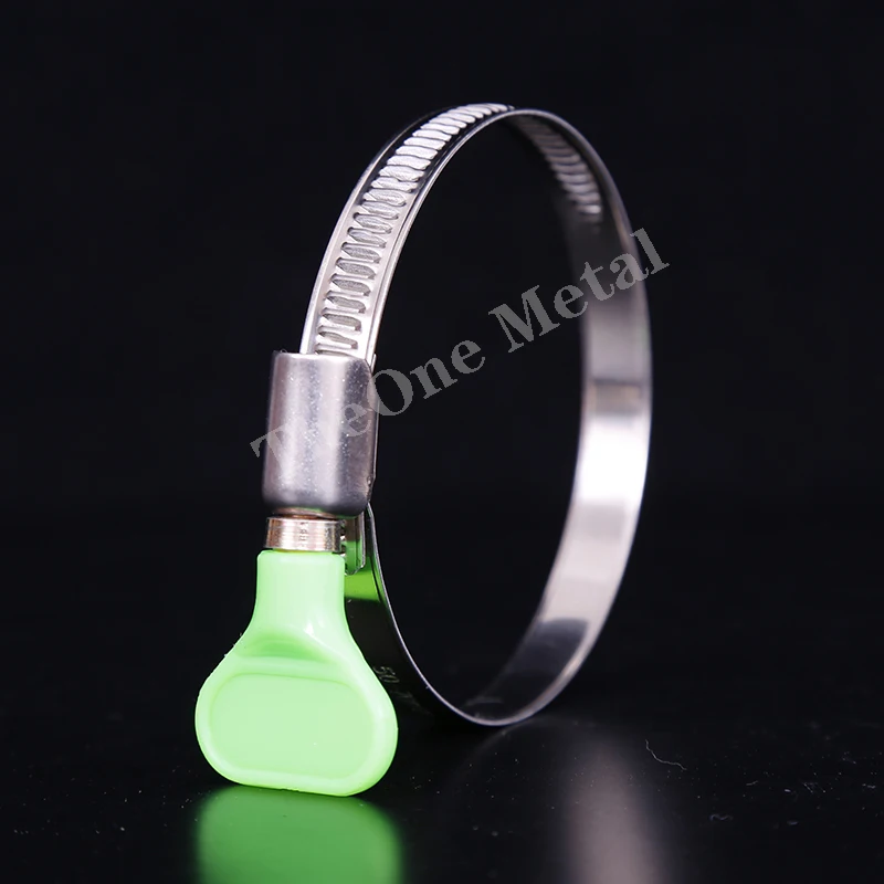 DIN3017 German type hose clamp with butterfly with W2 material