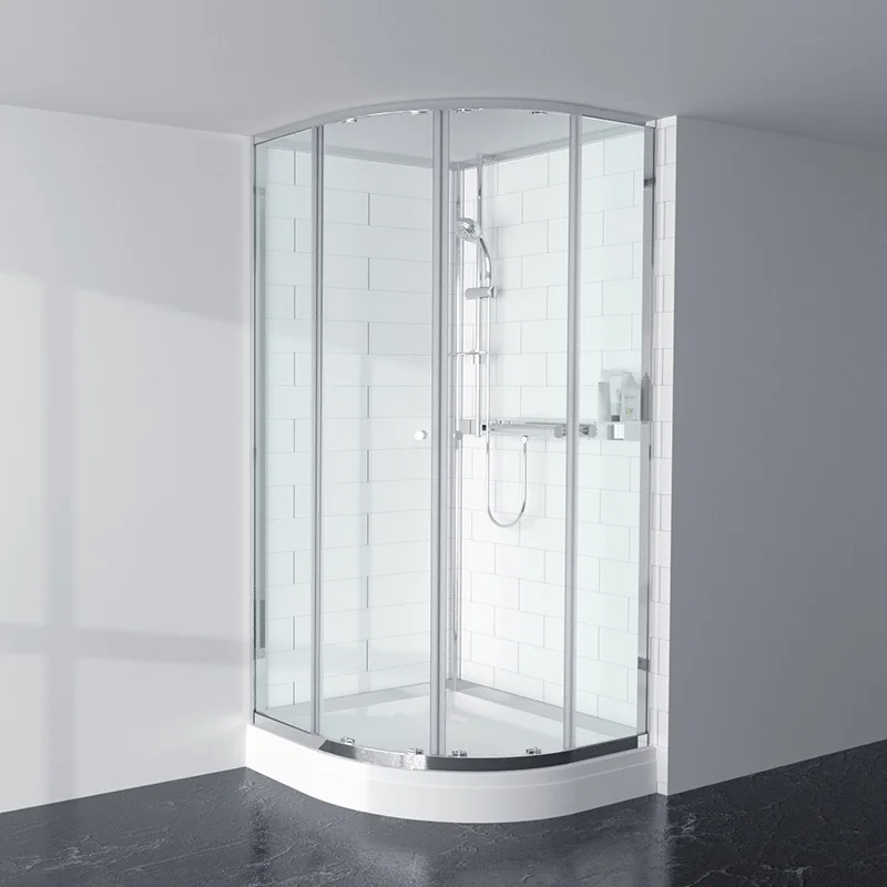 Factory New Design Aluminum Frame Waterproof Tempered Glass Bathroom Shower Room Shower Enclosure