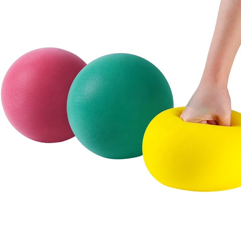 silent mute foam balls 18cm 21cm 24cm custom logo no noise balls indoors toy ball indoor silent basketball