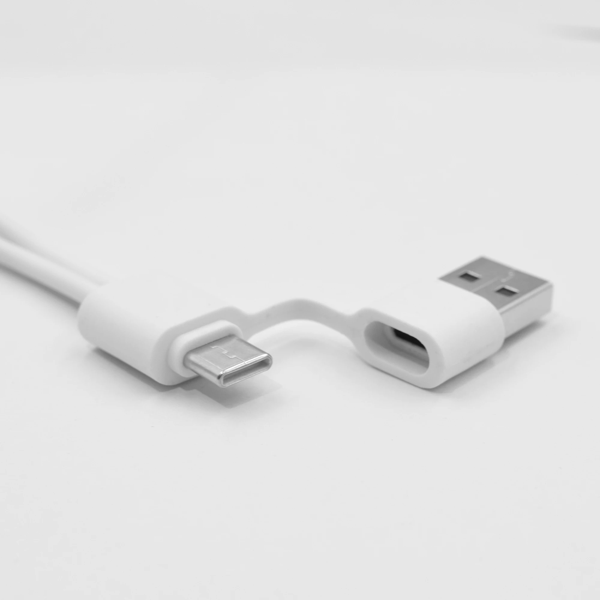 Data cable Android fast charging cable wholesale 2-in-1 multifunctional USB 3.0 one to two dual Type-C interfaces