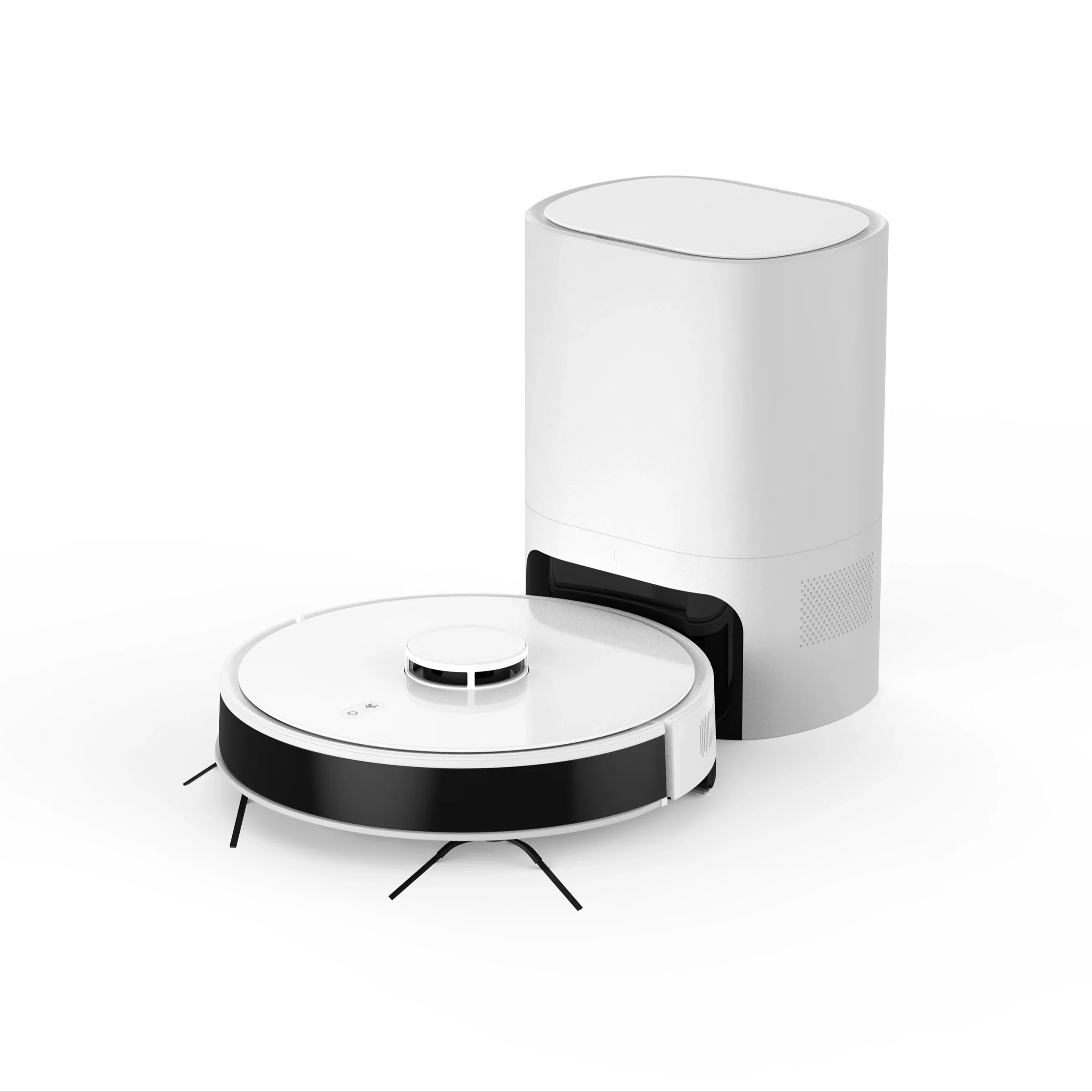 Полностью Автоматический робот-пылесос, швабра и очистка, датчик LDS, самопустой мусорный ящик с управлением через приложение