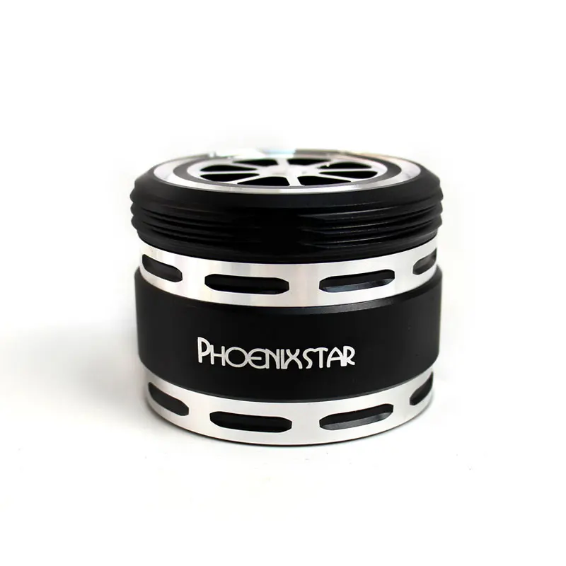 Smoking Grinder Aluminum Herb Grinder Powerful MagneticYellow Herb Grinder Machine for Smoking Shop wholesale