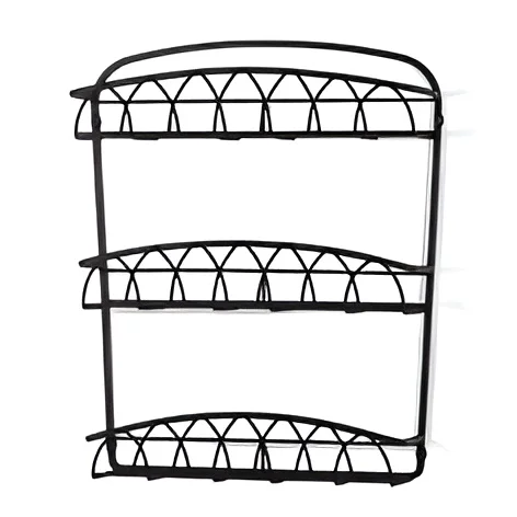 New Arrival New Modern Metal Kitchen Multi- Utility Spice Racks For Kitchen Storage Wine Bottle Racks Cabinet Spice Racks
