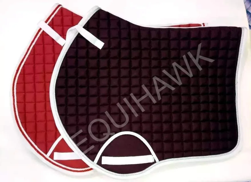 PREMIUM SPARKLE FABRIC SADDLE PAD WITH COTTON OR WAFFLE LINING  CUSTOM DESIGN SPARKLE FABRIC SADDLE PAD