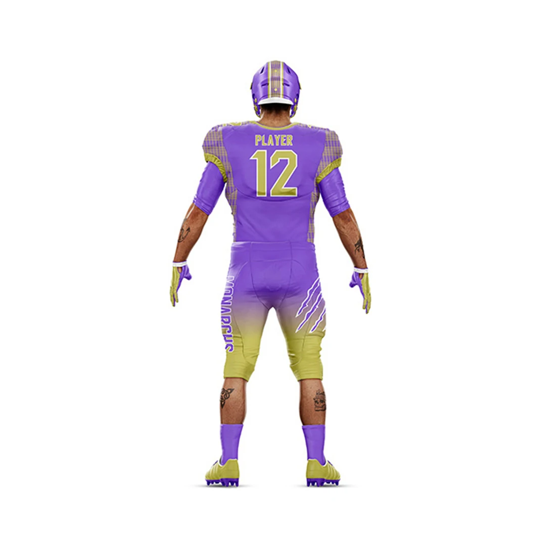 3D Sublimation Printing American Football Uniform Best Hot Selling Customized American Football Uniform