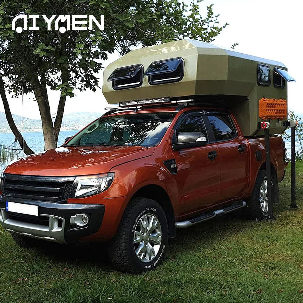 Экспедиция слайд-на-кузове 4x4 1/2 тонн кемпинг по суше цена ракушка Додж-таран грузовик кемпер для продажи