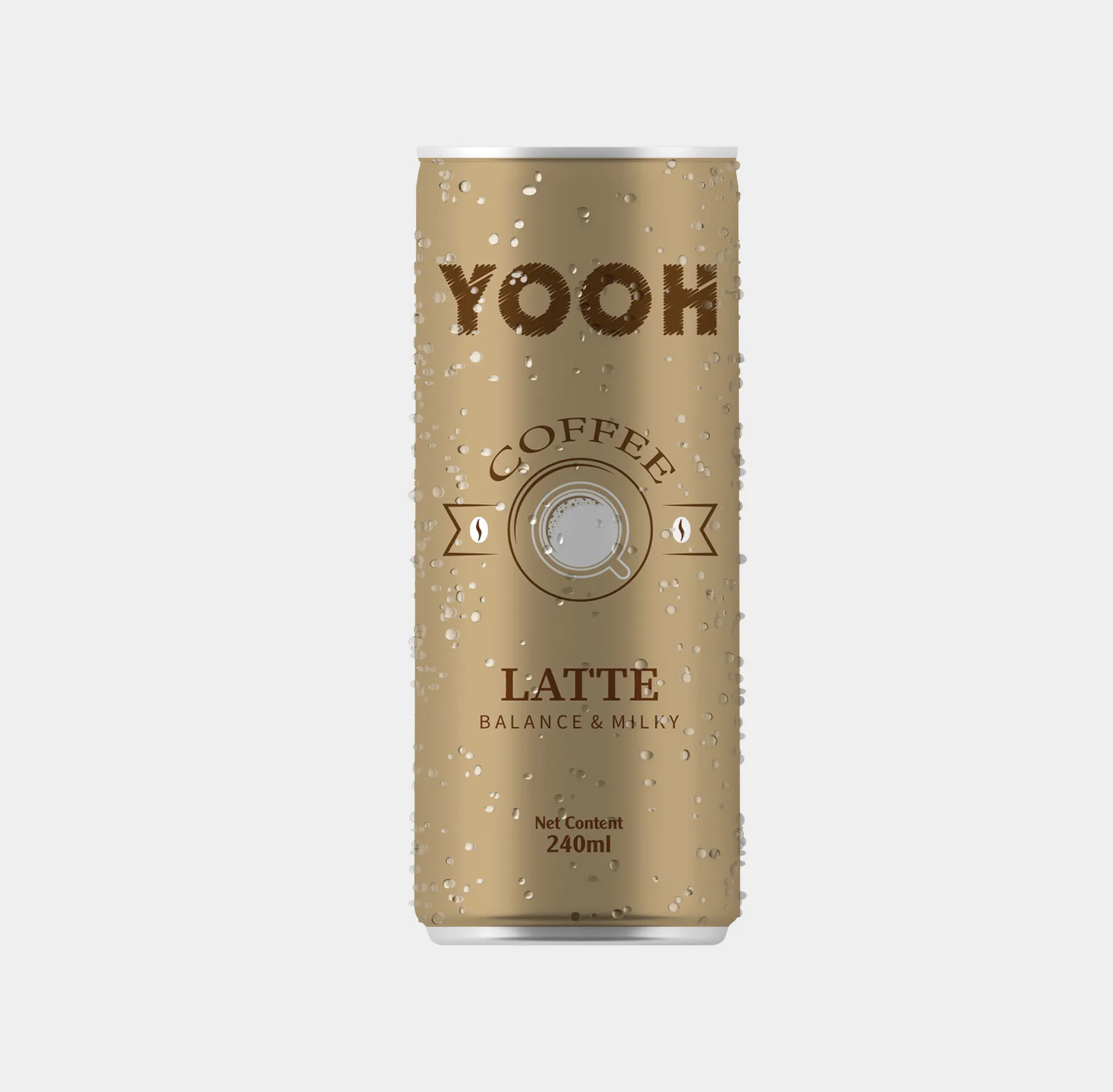Monster 250ml Latte Coffee Can OEM/ODM Private Label Sweet Flavored Energy Drink Bean Based Beverage Bulk Box Bottle Packaging