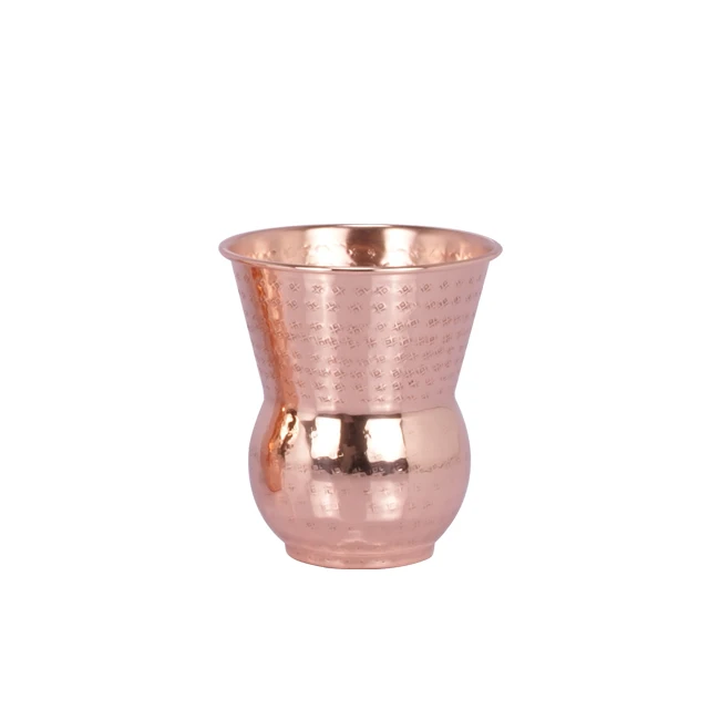 Copper Glass modern drinking water copper glasses for tabletop and home restaurant use for hot sale