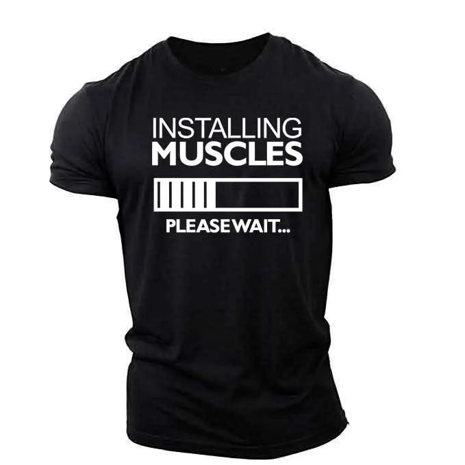Printed Men Gym T shirt 100% Cotton In Best Quality Pakistan Made