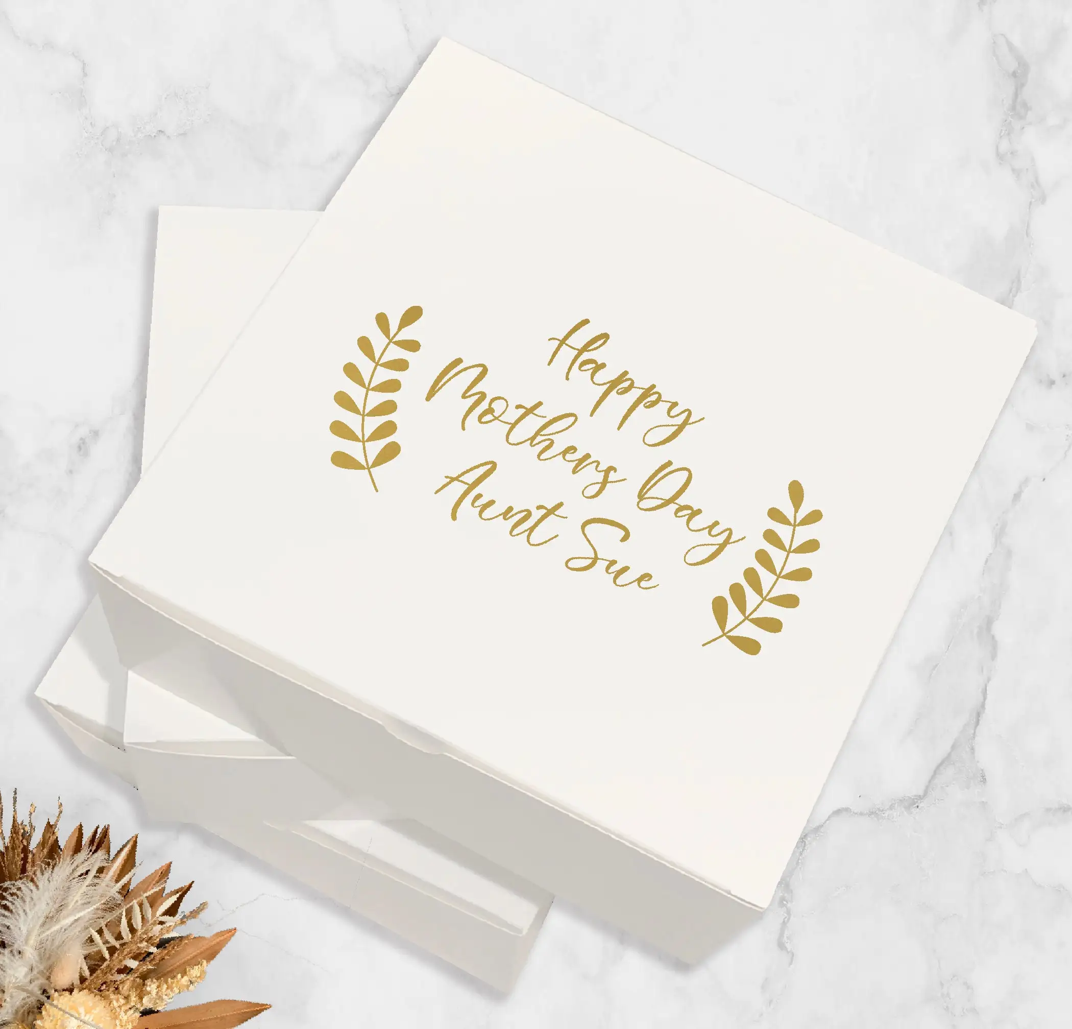 LABON OEM Custom Design Cardboard Paper Mothers Day Present Customized Personalized Empty Gift Box