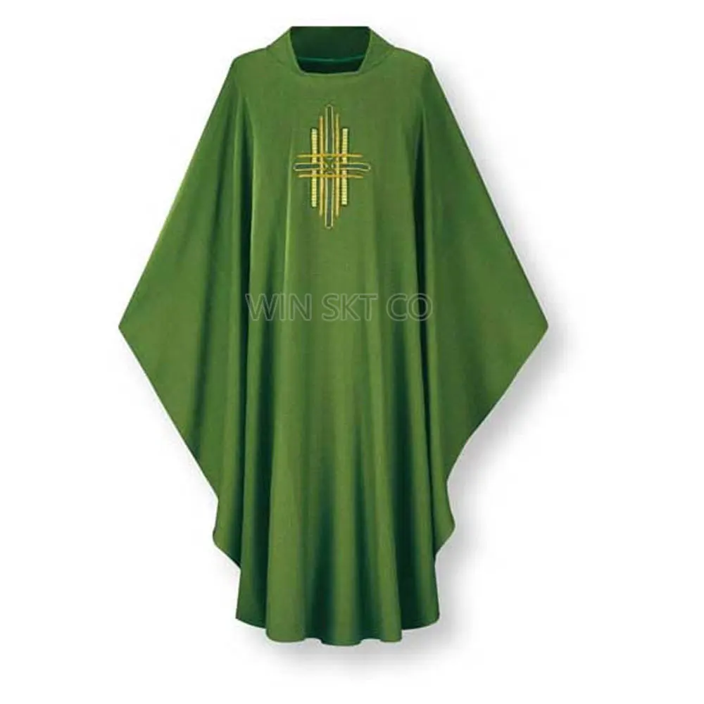 Church Priest Chasuble Embroidered Vestments For Sale Hot Sale Embroidery Chasuble