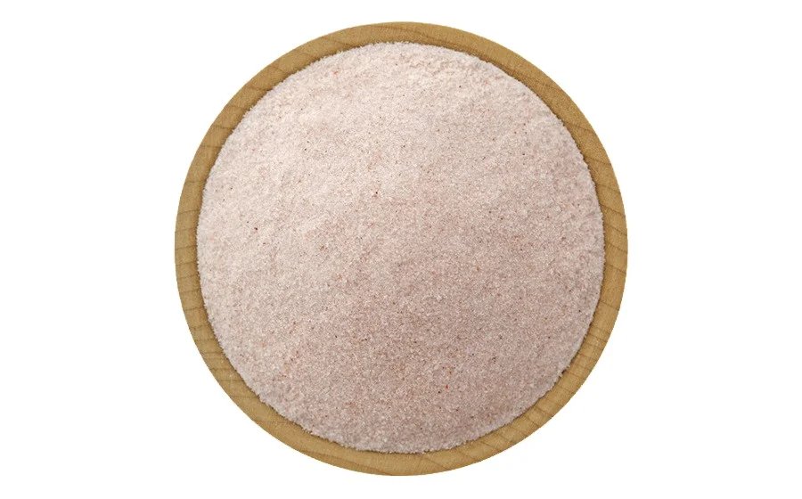 Edible Dark Pink Salt Free Flow 2-3 mm Crystal Salt, in Powder Form and in Fine Form
