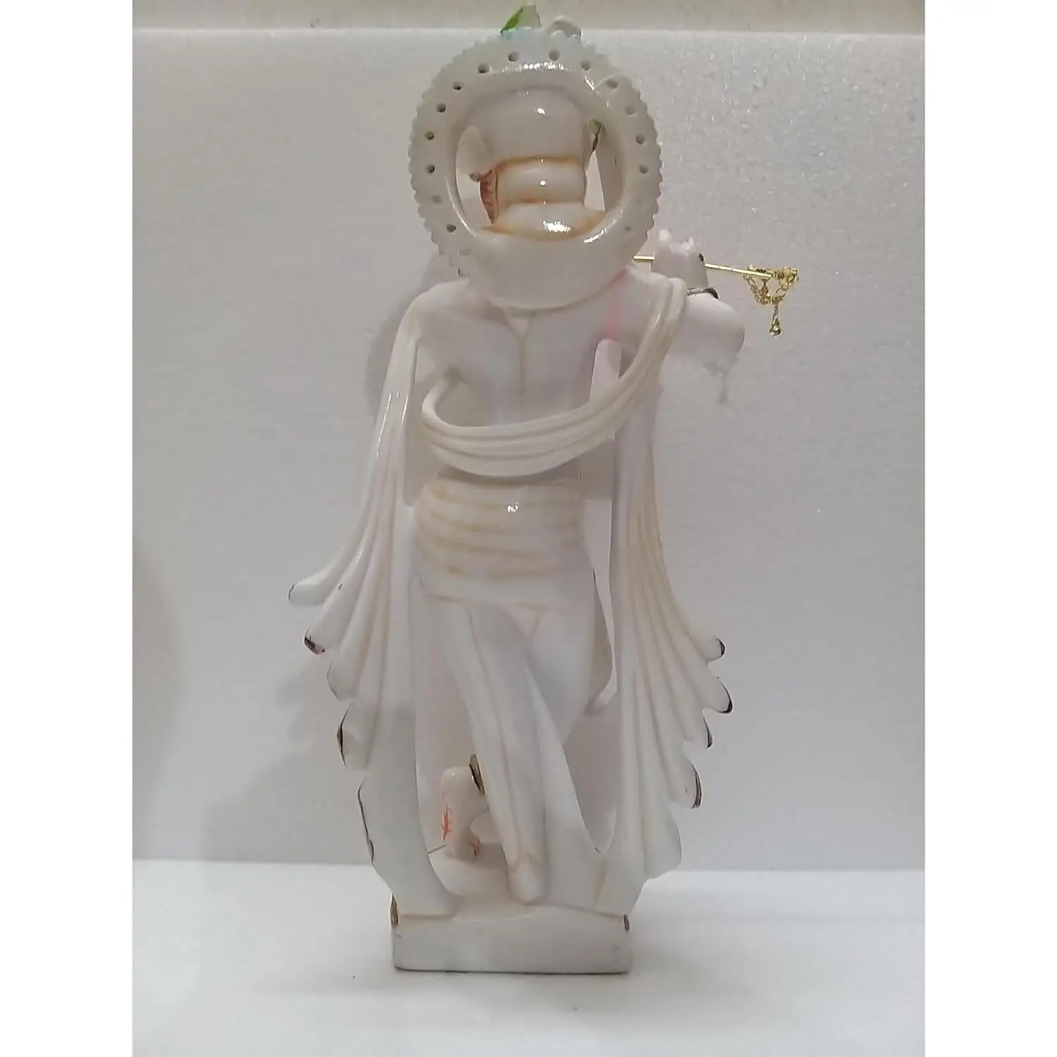 Handcrafted 17 Inch Standing Lord Krishna Statue Murti Idol Hindu Krishna Avatar Figurine at Wholesale Prices